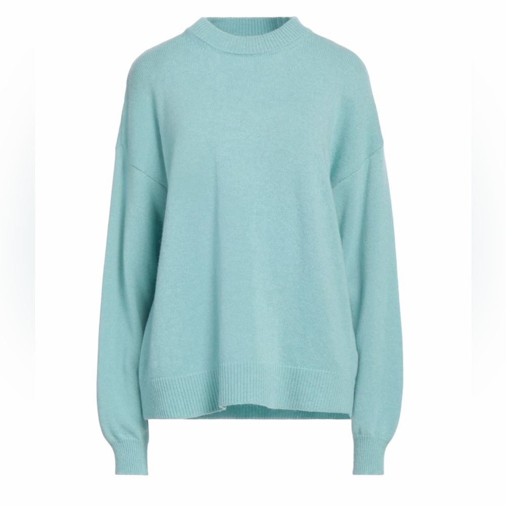 Roberto Collina Turquoise Merino & Cashmere Sweater - Size Large
